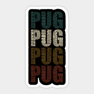 Pug Dad - Funny Dog Lovers Gift For Papa Sticker